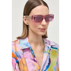Sluneční brýle Versace dámské, růžová barva