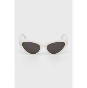 Sluneční brýle Balenciaga BB0270S dámské, bílá barva