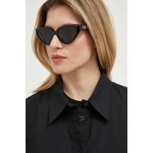 Sluneční brýle Balenciaga BB0270S dámské, černá barva