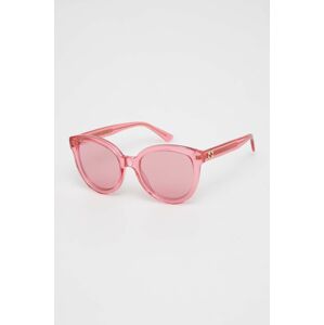 Sluneční brýle Gucci dámské, růžová barva