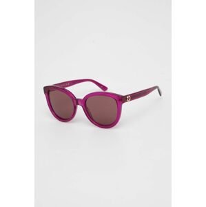 Sluneční brýle Gucci dámské, fialová barva