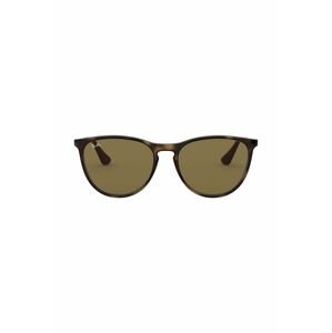 Dětské sluneční brýle Ray-Ban Junior Erika hnědá barva, 0RJ9060S