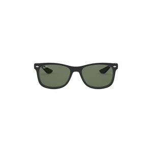Dětské sluneční brýle Ray-Ban Junior New Wayfarer zelená barva, 0RJ9052S