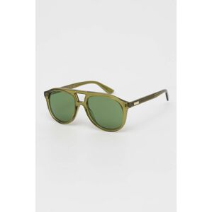 Sluneční brýle Gucci GG1320S pánské, zelená barva