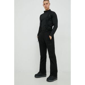 Lyžařské kalhoty EA7 Emporio Armani pánské, černá barva