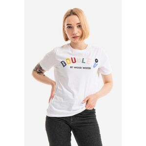 Bavlněné tričko Wood Wood Mia Arch T-shirt bílá barva, 10282502.2222-WHITE