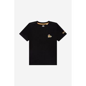 Dětské bavlněné tričko Timberland Short Sleeves Tee-shirt černá barva