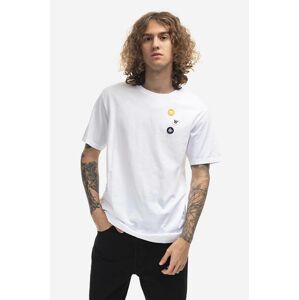 Bavlněné tričko Wood Wood Ace Patches T-Shirt bílá barva, s aplikací, 10235704.2222-WHITE
