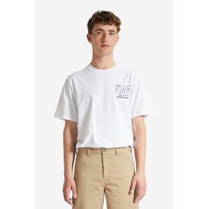 Bavlněné tričko Wood Wood Bobby JC Robot T-shirt bílá barva, s potiskem, 12215709.2491-WHITE