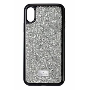 Obal na telefon iPhone XS Max Glam Rock od Swarovski stříbrná barva