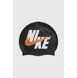 Plavecká čepice Nike černá barva
