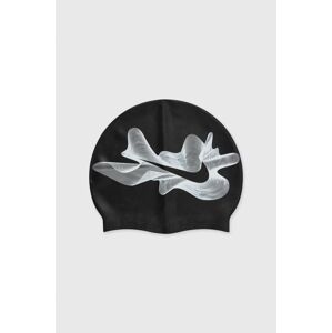 Plavecká čepice Nike černá barva