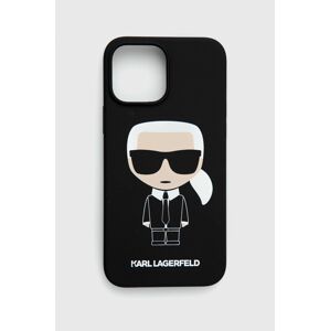 Obal na telefon Karl Lagerfeld černá barva
