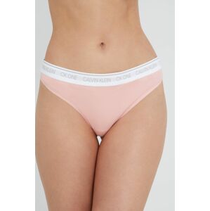 Tanga Calvin Klein Underwear růžová barva