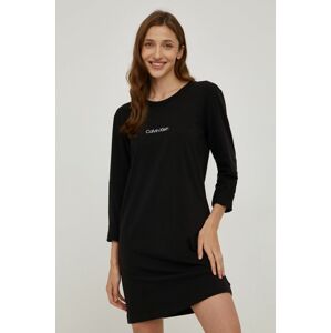 Noční košilka Calvin Klein Underwear dámská, černá barva