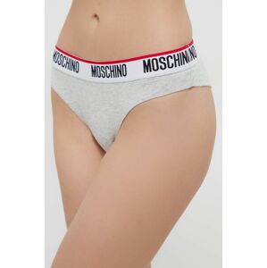 Kalhotky Moschino Underwear (2-pack) šedá barva