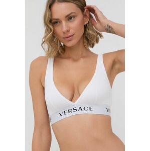 Podprsenka Versace bílá barva, hladká, AUD04069