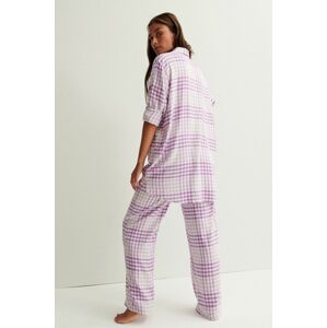 Pyžamové kalhoty Undiz dámské, růžová barva