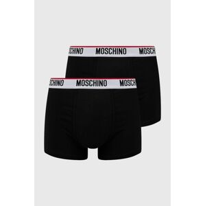 Boxerky Moschino Underwear pánské, černá barva
