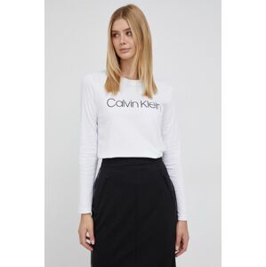 Calvin Klein - Bavlněné tričko s dlouhým rukávem