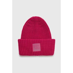 Čepice Bimba Y Lola růžová barva, z husté pleteniny