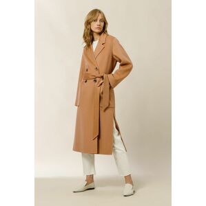 Kabát Ivy & Oak dámský, průhledná barva, přechodný, dvouřadový