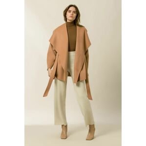 Kabát Ivy & Oak dámský, průhledná barva, přechodný, bez zapínání