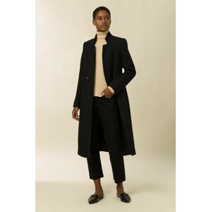 Kabát Ivy & Oak dámský, černá barva, přechodný