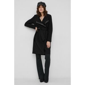 Kabát Vero Moda dámský, černá barva, přechodný