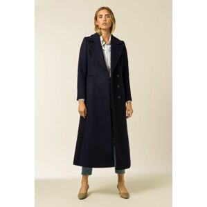 Kabát Ivy & Oak dámský, tmavomodrá barva, přechodný
