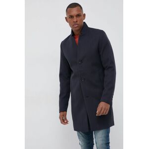 Kabát Premium by Jack&Jones pánský, tmavomodrá barva, přechodný