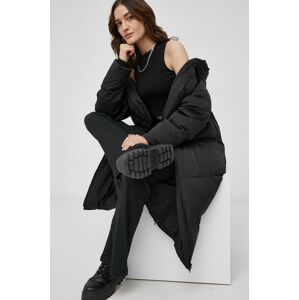 Péřová bunda Y.A.S dámská, černá barva, zimní