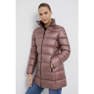 Péřová bunda RefrigiWear dámská, průhledná barva, zimní