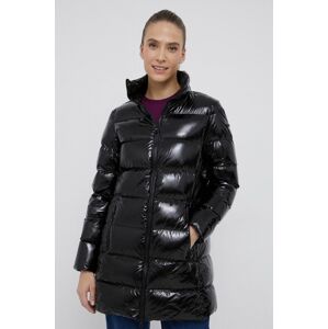 Péřová bunda RefrigiWear dámská, černá barva, zimní