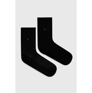 Ponožky Tommy Hilfiger dámské, černá barva