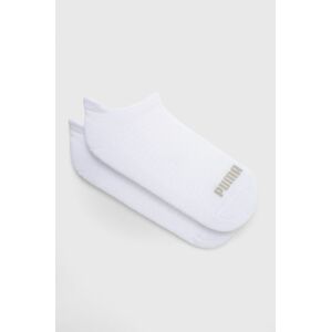 Ponožky Puma 907955 dámské, bílá barva