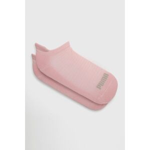 Ponožky Puma dámské, růžová barva