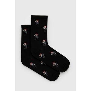 Ponožky Polo Ralph Lauren dámské, černá barva