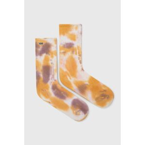 Ponožky Vans dámské, žlutá barva