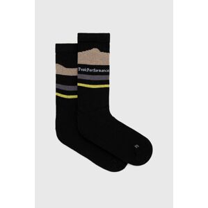 Ponožky Peak Performance dámské, černá barva