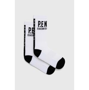 Ponožky P.E Nation dámské, bílá barva