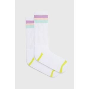 Ponožky UGG dámské, bílá barva