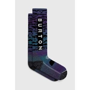 Ponožky ze směsi vlny Burton fialová barva