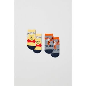Dětské ponožky OVS (2-pack) žlutá barva