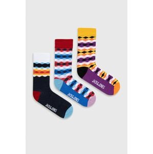 Ponožky Jack & Jones (3-pack) tmavomodrá barva