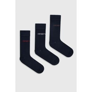 Ponožky Emporio Armani Underwear pánské, tmavomodrá barva