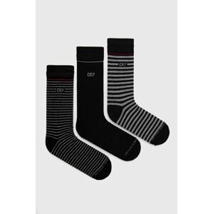 Ponožky CR7 Cristiano Ronaldo (3-pack) šedá barva