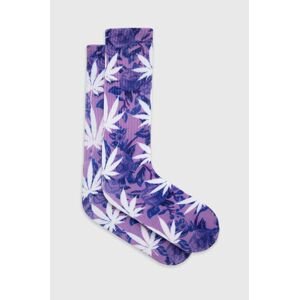 Ponožky HUF pánské, fialová barva