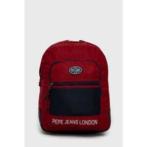Dětský batoh Pepe Jeans červená barva, velký, s potiskem