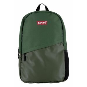 Dětský batoh Levi's zelená barva, velký, hladký